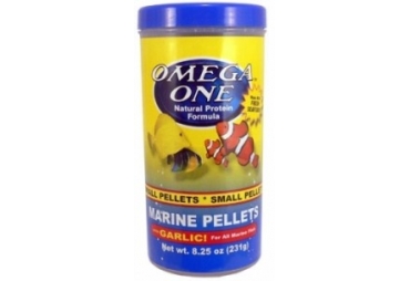 Omega One Garlic Marine pellets, sinking, 1,5mm, 231g