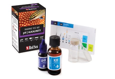 Red Sea MCP ph/Alk Test kit - sada testů na 100 testů pH / na 55 testů KH/Alk 