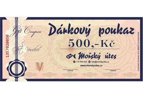 Dárkový poukaz 500,-Kč