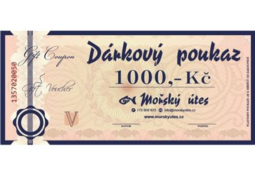 Dárkový poukaz 1000,-Kč